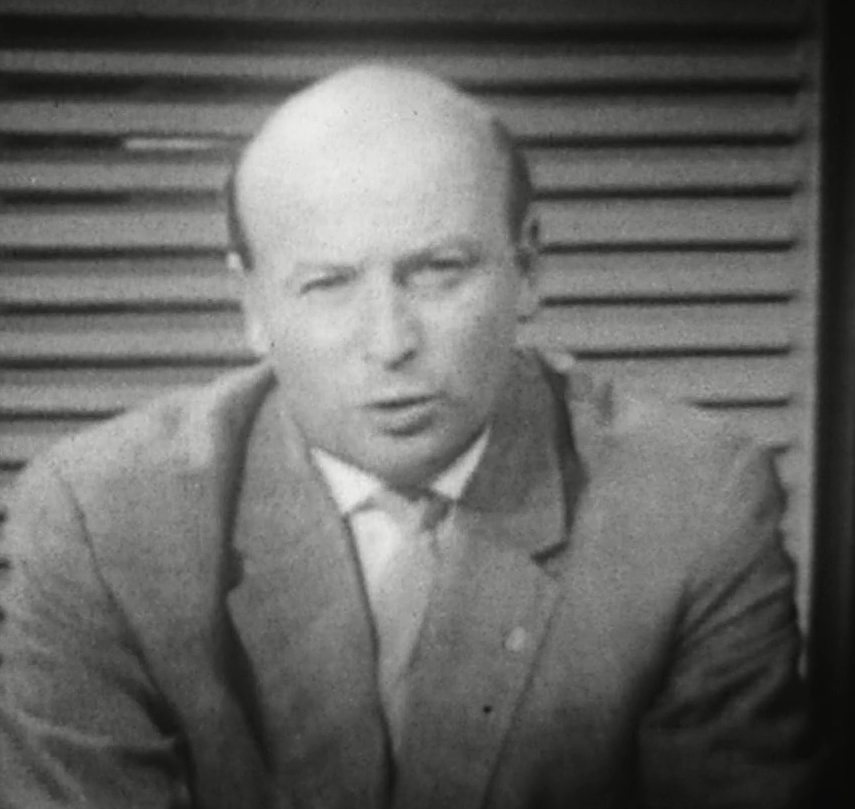 Wolfgang Stein bei der "Aktuellen Kamera" vom 13.08.1961